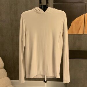 Lululemon men’s Cream Long Sleeve Hoodie - S